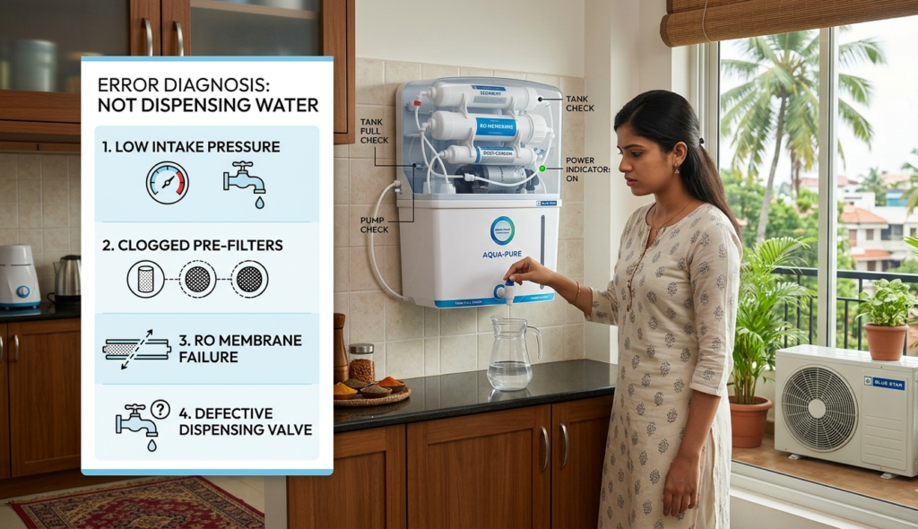 water purifier not working