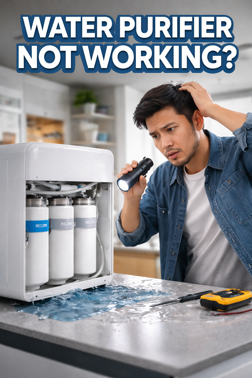 Read more about the article Water Purifier Not Working: Complete Troubleshooting Guide (2026)