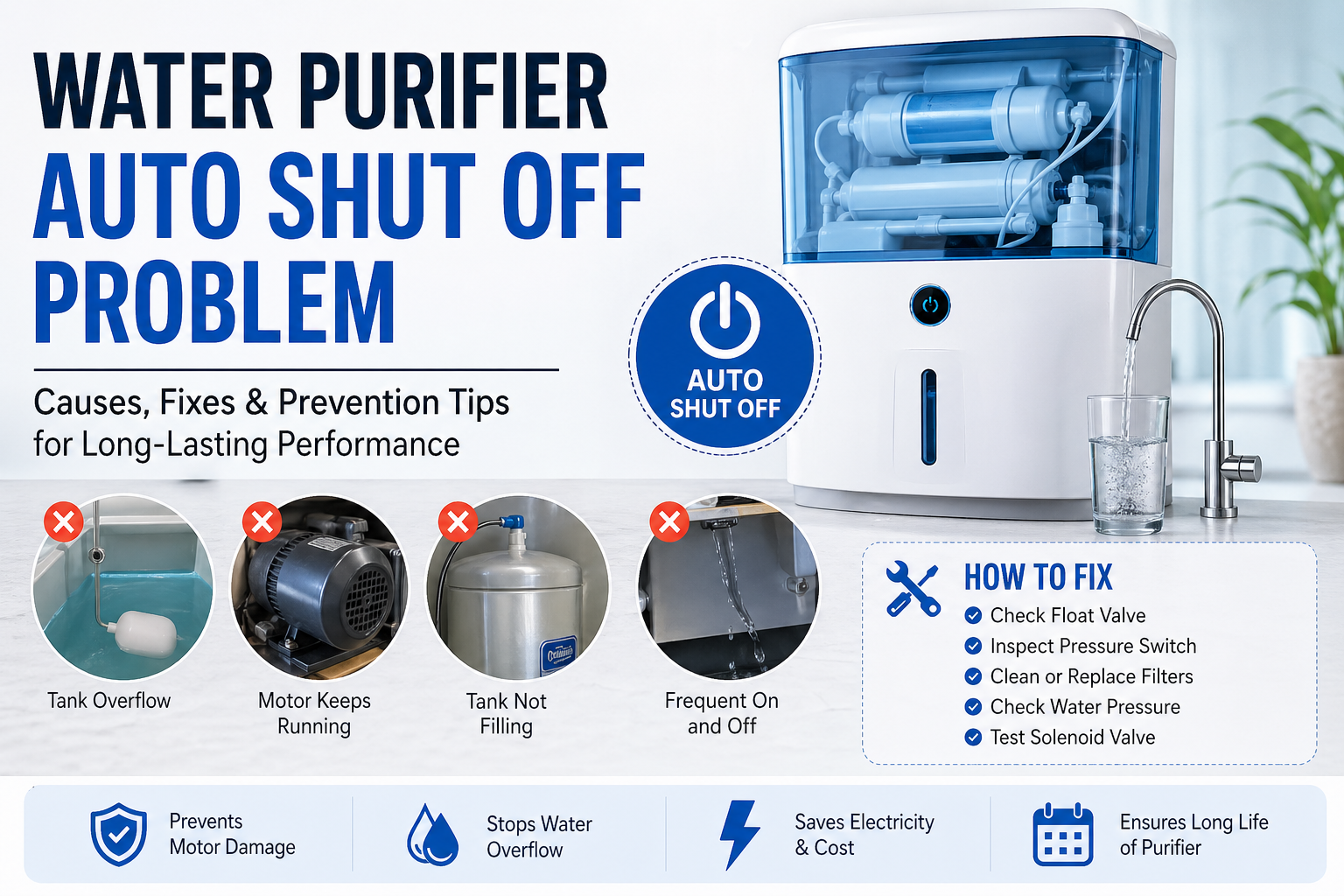 Read more about the article Water Purifier Auto Shut Off Problem