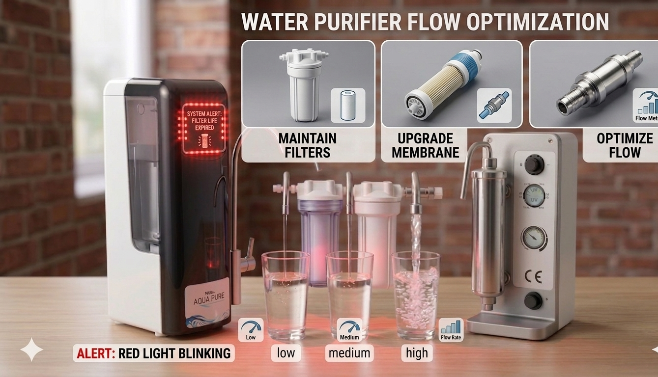 Read more about the article Water purifier red light blinking: Possible Reasons and Solutions