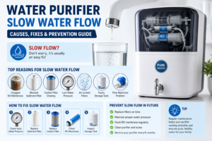 Read more about the article Water Purifier Slow Water Flow – Causes, Fixes & Prevention Guide