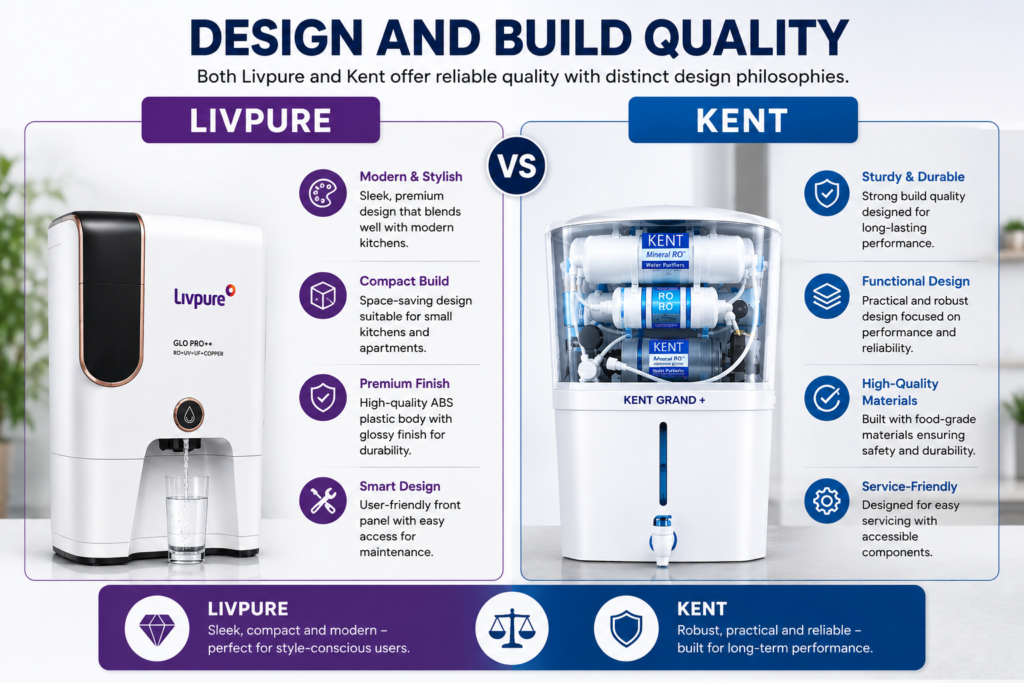 Livpure vs Kent RO Purifier