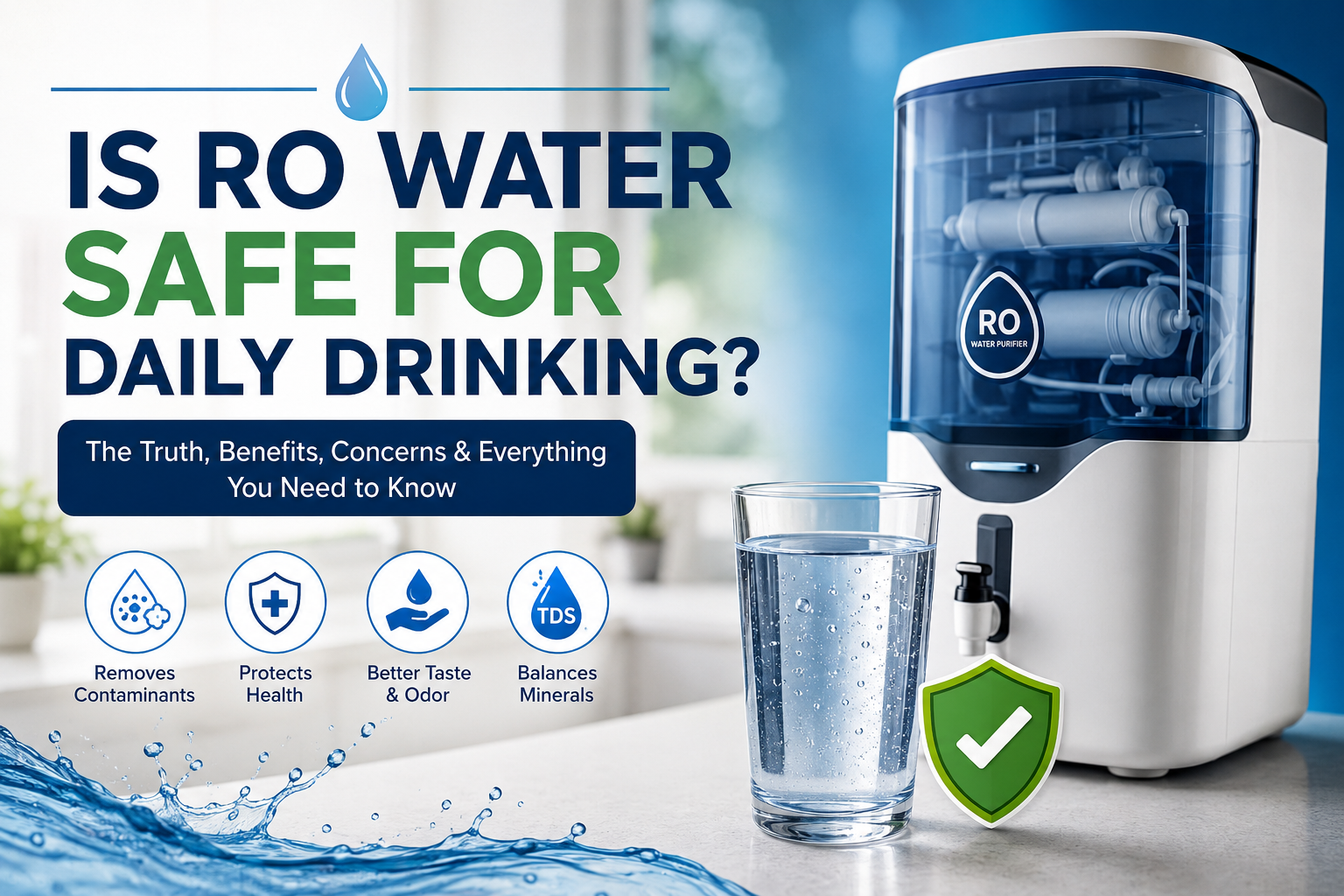 Read more about the article Is RO Water Safe for Daily Drinking?