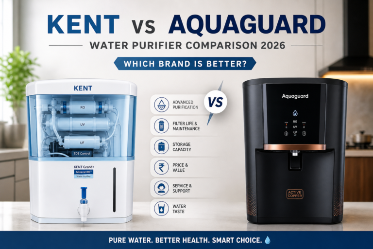 Kent vs Aquaguard water purifier