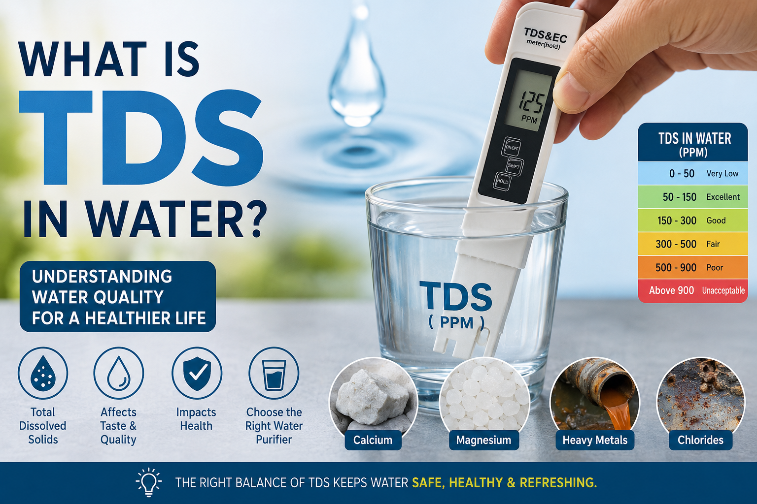 Read more about the article What Is TDS in Water?